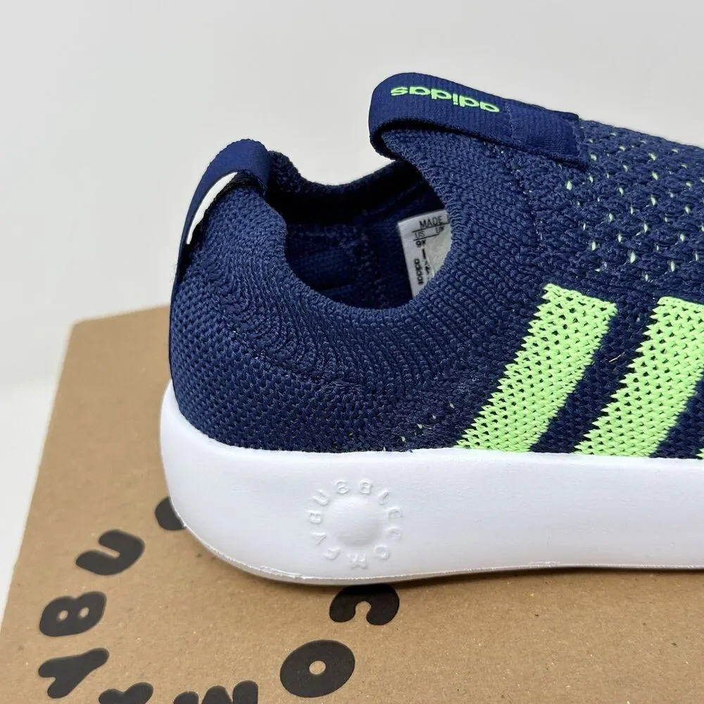 Adidas Bubblecomfy I Kids Shoes Size 9K Blue Green Lightweight STORE MODEL